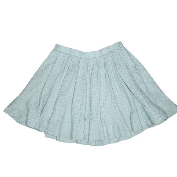 Torrid Mint Green Textured A-Line pleated tennis style Skirt Size 14 - Picture 4 of 4